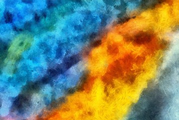 Abstract art grunge texture background. Dirty pattern for graphic design. Creative painting wallpaper. Vintage oil painting on canvas. Simple close up backdrop.