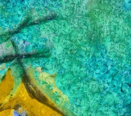 Abstract art grunge texture background. Dirty pattern for graphic design. Creative painting wallpaper. Vintage oil painting on canvas. Simple close up backdrop.