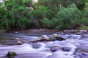 Rapid flowing creek