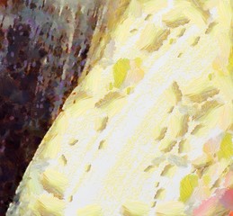 Weathered abstract grunge texture. Background with paint strokes and splashes. Pattern with dirty and blots elements. Retro oil style. Simple closeup template for graphic design