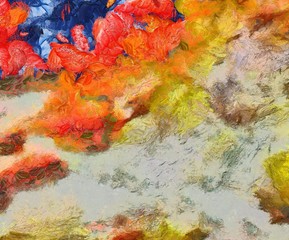 Abstract grunge texture background. Stock abstraction art on canvas. Realistic digital painting. Amazing simple design pattern for backdrop. Beauty HD wallpaper. Dry oil brushstrokes on canvas.