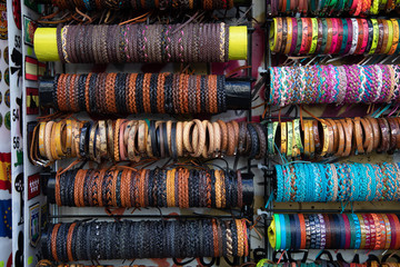 Rows of bracelets