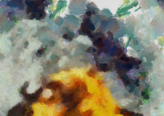 Grunge texture. Abstract background. Oil paint. Dry brush strokes. Simple pattern. Design template. Creative wallpaper. Scratches elements.