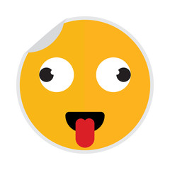 expression face sticker