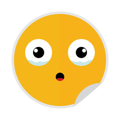 expression face sticker