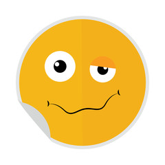 expression face sticker