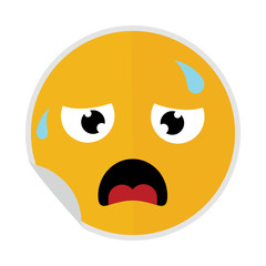 expression face sticker