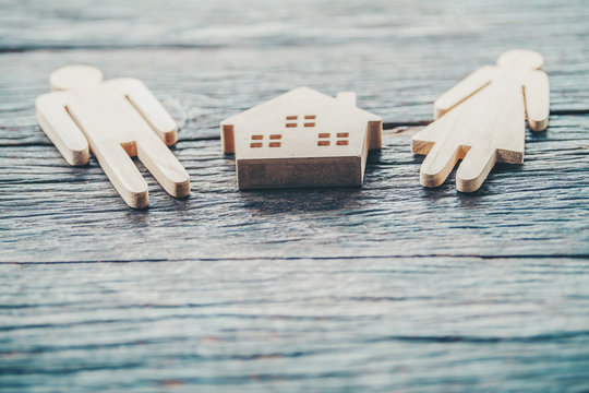 The concept of saving money for a bridal house of love