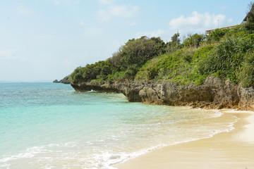 Naklejka premium 海岸