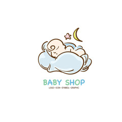 baby graphic icon symbol logo
