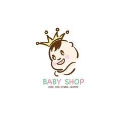 baby graphic icon symbol logo