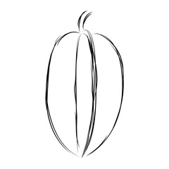 Delucious fruit drawing