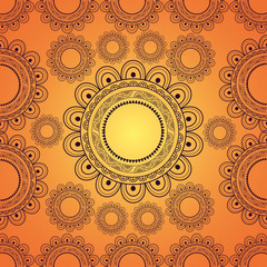 mandala background decorative motif ottoman