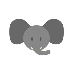 Cute elephant face