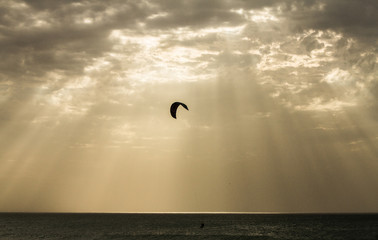Lonely kiter