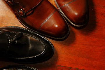 Fototapeta na wymiar Leather shoe