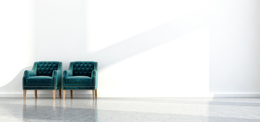 large luxury modern bright interiors room illustration 3D rendering