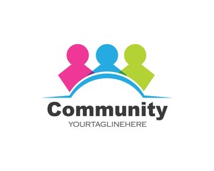 leadership,community,social and company Logo icon vector