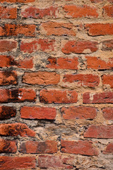 red brick wall