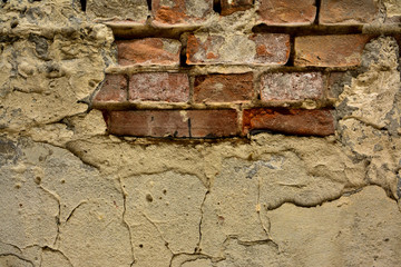 Beautiful vintage background. Abstract grunge decorative stucco wall texture. Wide rough background with copy space for text.