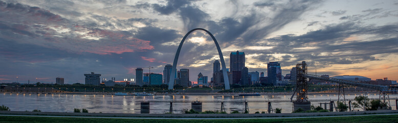 St. Louis Skyline - obrazy, fototapety, plakaty