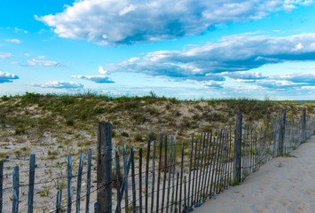 Beach Fence Path to Beach