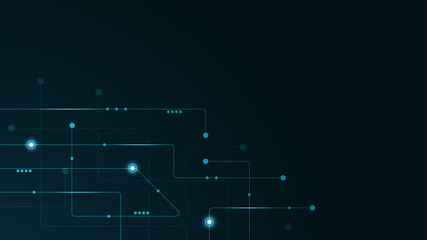 Abstract geometric connect lines and dots.Simple technology graphic background.Illustration Vector design Network and Connection concept.