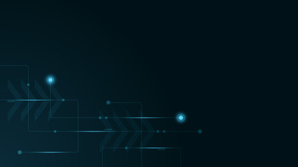 Abstract geometric connect lines and dots.Simple technology graphic background.Illustration Vector design Network and Connection concept.