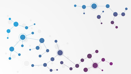 Abstract geometric connect lines and dots.Simple technology graphic background.Illustration Vector design Network and Connection concept.