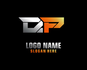 QP Initial letter logo template vector