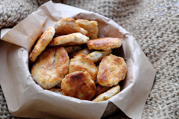 homemade cake for snacks, coconut cassava pies baked © xuanhuongho