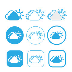 Obraz premium Simple Cloud icon sign symbol