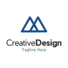 Mountain Logo Design Template Inspiration, M Letter, M mountain logo design . letter M with mountain on it. creative logo design ideas