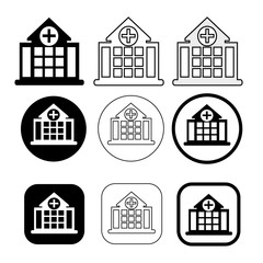 Fototapeta premium simple Hospital icon sign design