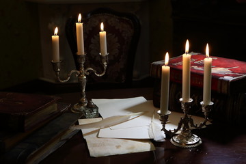 candles in church