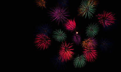 The Fireworks at Japanese Summer Event