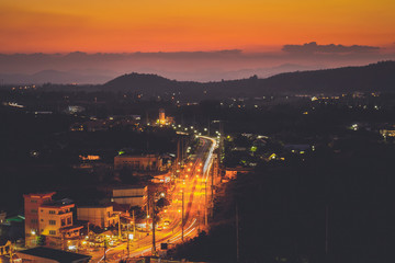 a light in night city