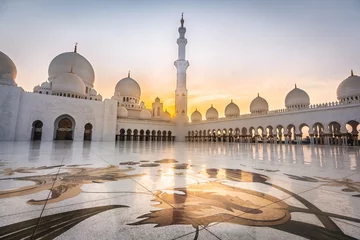 Foto op Canvas sheikh zayed mosque in abu dhabi © osama