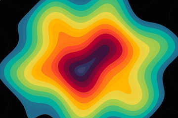 Abstract colorful background with twist swirl colors