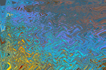 Abstract grunge art background texture with colorful paint splashes.