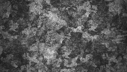 Black and white camouflage. Masking camo. Classic clothing print. Vector monochrome pattern - obrazy, fototapety, plakaty
