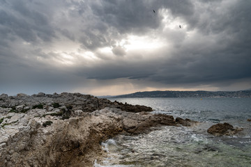 Coucher de soleil Antibes