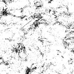 Obraz premium Black-white, monochrome grunge texture - chaotic, distress, vintage, weathered effect. Old repetitive template, print, decor, element. Design for backgrounds, wallpapers, covers and packaging