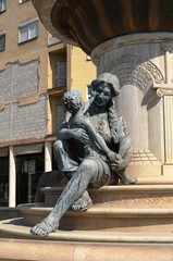 Obraz premium Macédoine du Nord : Centre-ville de Skopje 