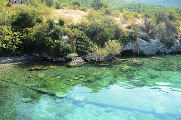 Macédoine du Nord : Baie des Os et musée de la baie de la baie d’Ohrid (région d’Ohrid)