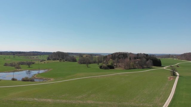 Munich Andechs Monastery in Germany, hiking , shoot with DJI Mavic Air at 4k 30fps