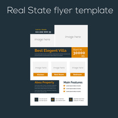 Real state flyer template