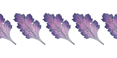 Fototapeta na wymiar Fantasy background with stylized leaves of acanthus plant