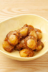 ベビーホタテの甘露煮