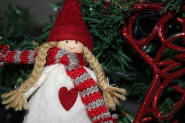 decorazione di Natale - bambola di stoffa